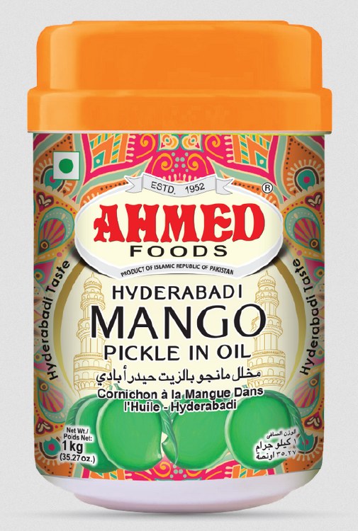 Ahmed Foods Mango Pickle In Oil (Hyderabadi Paste) 1 KG