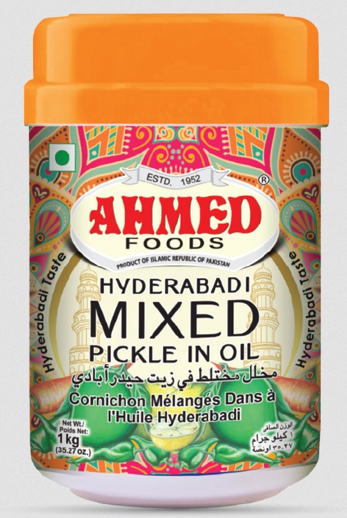Ahmed Foods Hyderabadi Mixed Pickle In Oil 1 KG