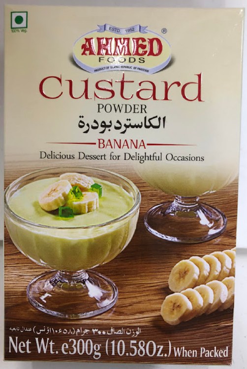 Ahmed Custard Banana Flavoured Powder 285 G