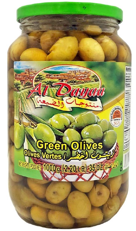 Al Dayaa Green Olive 1000g