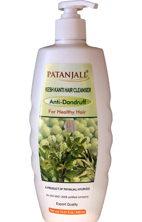 Patanjali Kesh Kanti Hair Cleanser Anti-Dandruff 450 ML