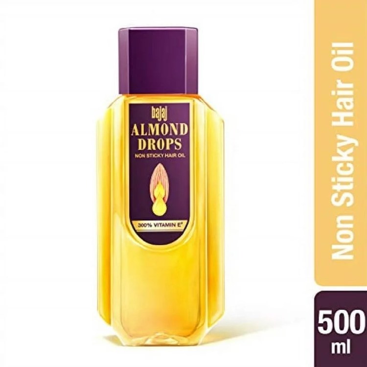 Bajaj Almond Drops Non Sticky Hair Oil 500 ML
