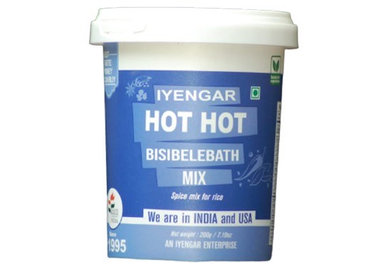 Iyengar Hot hot Bisibelebath Mix 200g