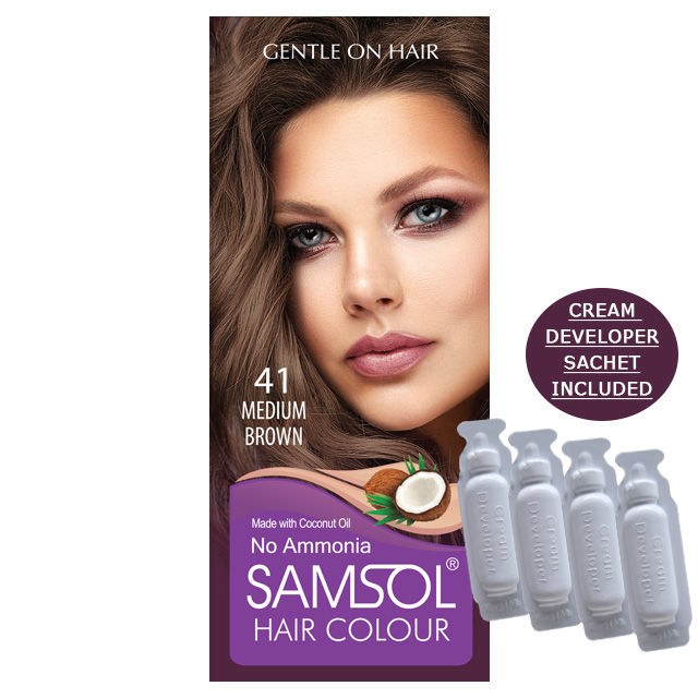 Samsol Medium Brown Hair Color 50 ML