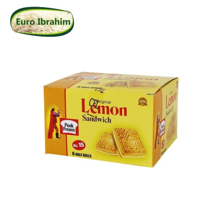 EBM Lemon Sandwich Biscuits 432 G