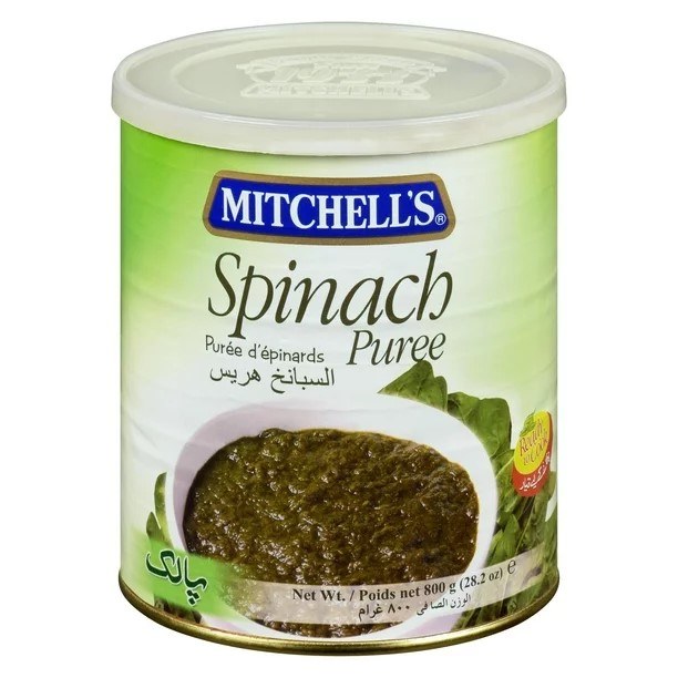 Mitchlle's Spinach Puree 800g
