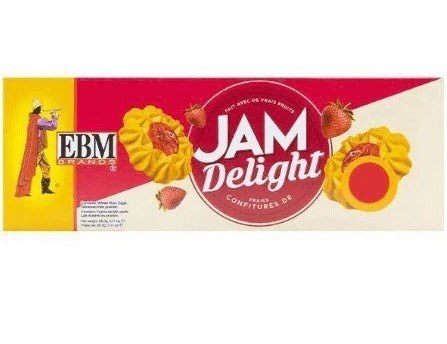EBM Strawberry Jam Delight Cookies 90 G