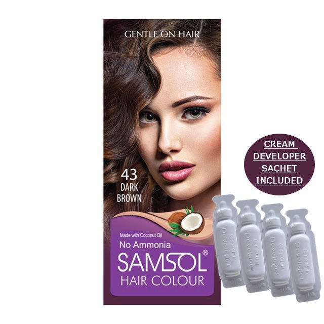 Samsol Dark Brown Hair Color 50 ML