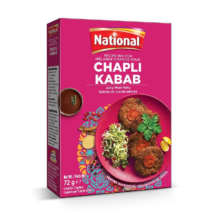 National Chapli Kabab 72 G
