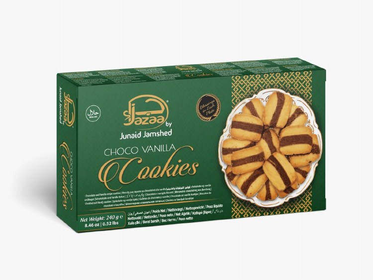 Jazza Choco Vanilla Cookies 240 G