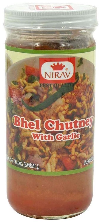 Nirav Bhel Chutney With Garlic 220 G