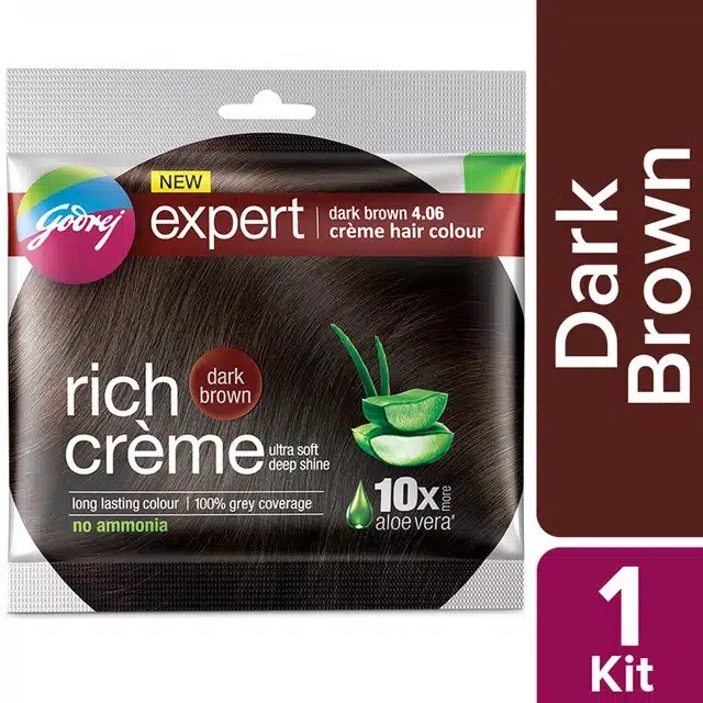 Godrej New Expert Rich Creme Dark Brown 20 ML + 20 G