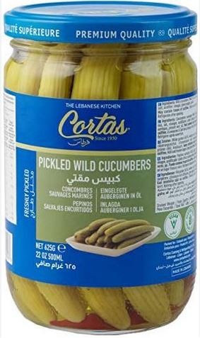 Cortas PIckled Wild Cucumbers 625 G