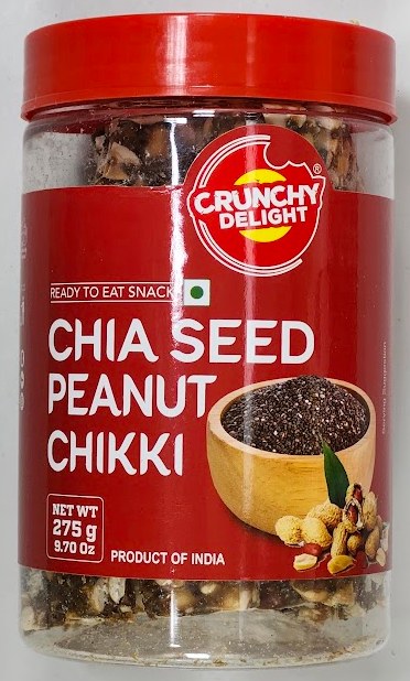 C D Chia Seed Pean Chikki 275g