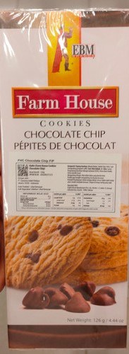 EBM Chocolate Chip Cookies 126 G