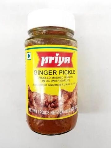 Priya Ginger Pickle In Oil With Garlic 300 G