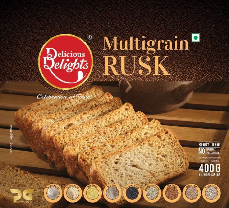 Delicious Delights Multigrain Rusk 400g