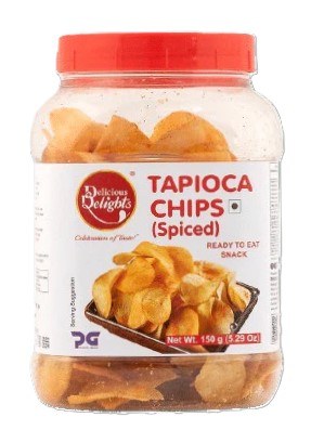 Delicious Delights Tapioca Chips (Spiced) 150g