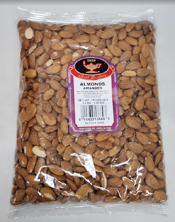 Deep Almonds Amandes 3lb