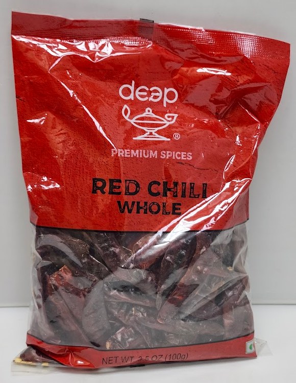 Deep Red Chilli Whole 100g