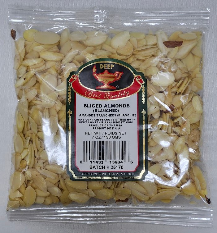 Deep Sliced Almonds 7 Oz