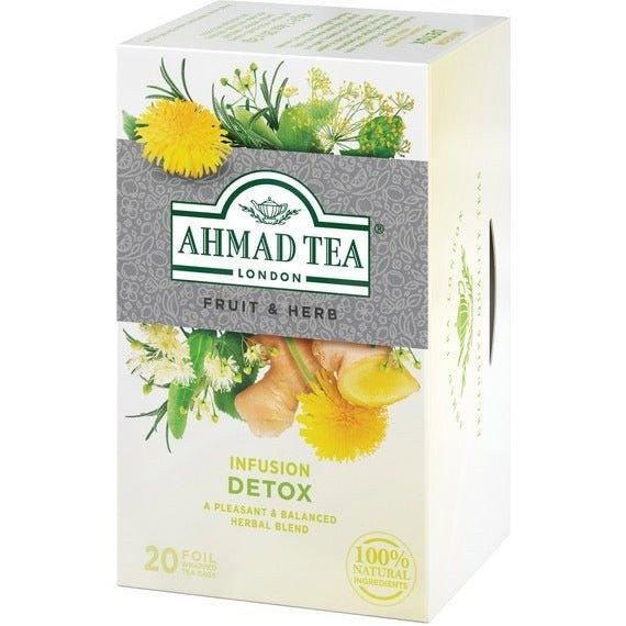 Ahmad Tea London Fruit & Herb Infusion Detox 20 Tea Bags