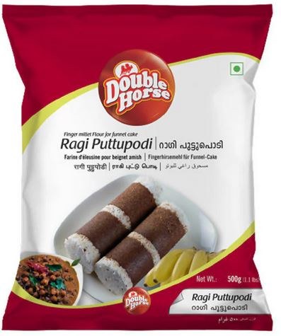 Double Horse Ragi Puttupodi 500 G