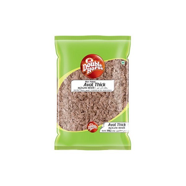 Double Horse Rice Flakes Aval Thick 500 G