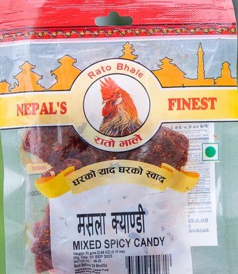 Rato Bhale Mixed Spicy Candy 70 G