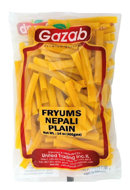 Gazab Nepali Fryums Plain 400 G