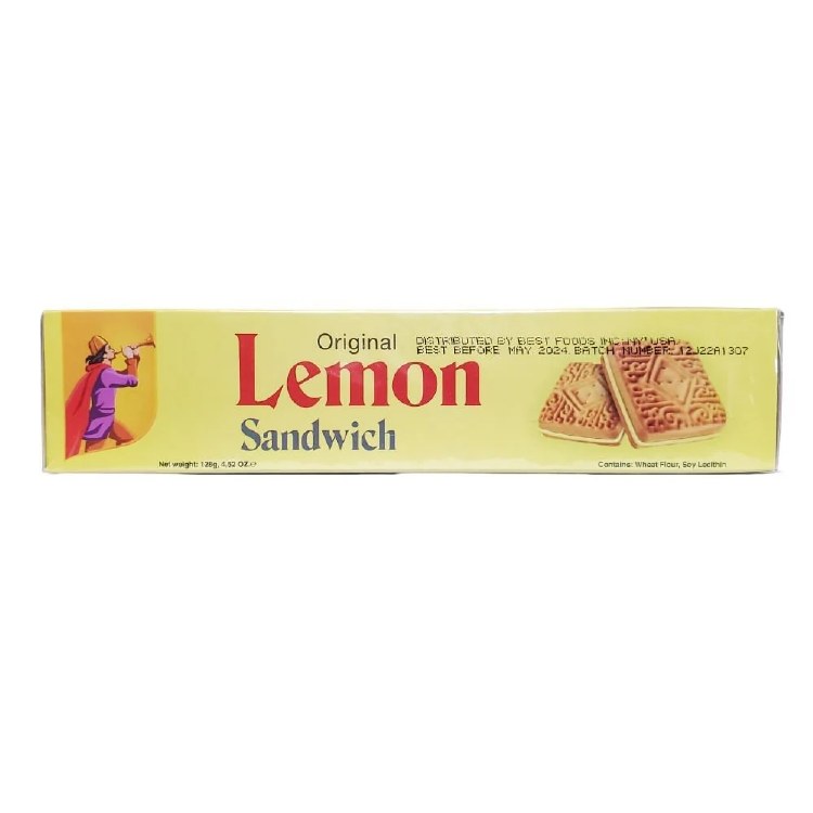 EBM Orginal Lemon Sandwich Bicuits 130 G