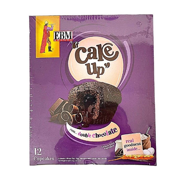 EBM Cake Up Double Chocolate 12Pcs 273 G