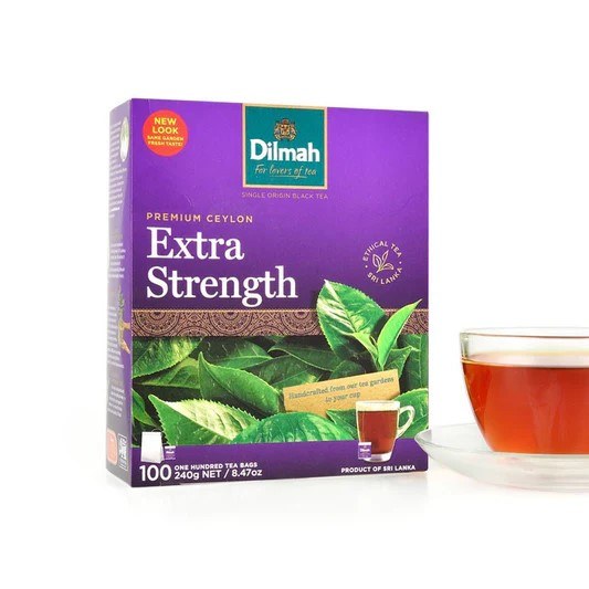 Dilmah Premium Ceylon Tea (Extra Strong) 2GX100Bags 240G