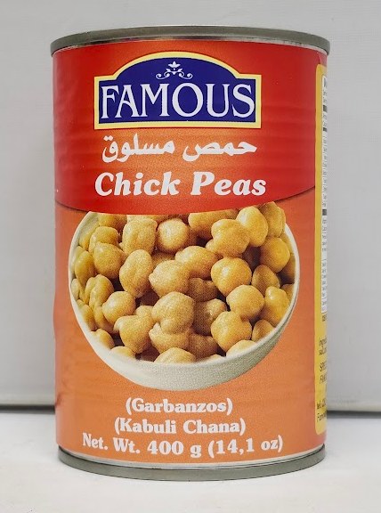 Fasmous Chick Peas 14 Oz