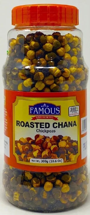 Famous Rosated Chana (Chickpeas) In Jar 300 G
