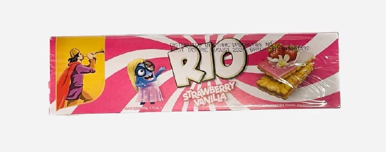 EBM RIO Strawberry / Vanilla Biscuits 144 G