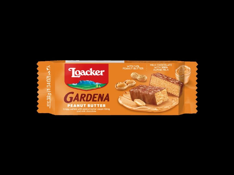 Loacker Gardena Peanut Butter Wafer 38 G