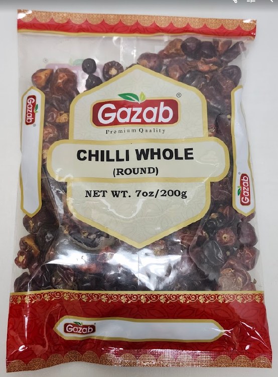 Gaza Red Chilli whole Rou 200g