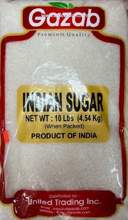 Gazab White Indian Sugar 10 Lb