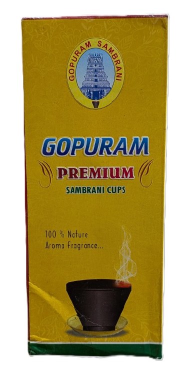 Gopuram Sambrani Cups 10 Ct.