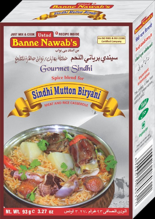 Banne Nawab Sindhi Mutton Biryani 93g
