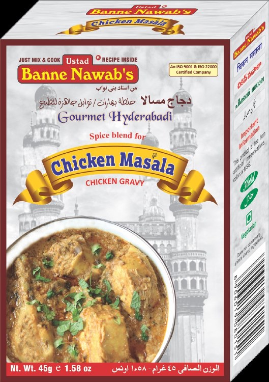Banne Nawab Chicken Masala 45g