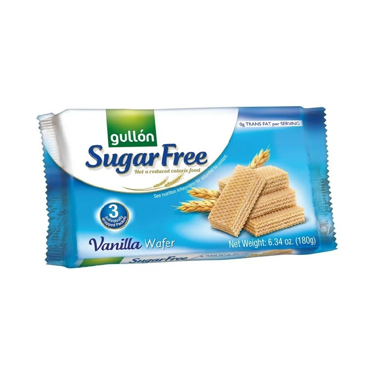 Gullon Sugar Free Vanilla Wafer 180 G