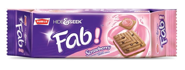 Parle Hide & Seek Strawberry 112 g