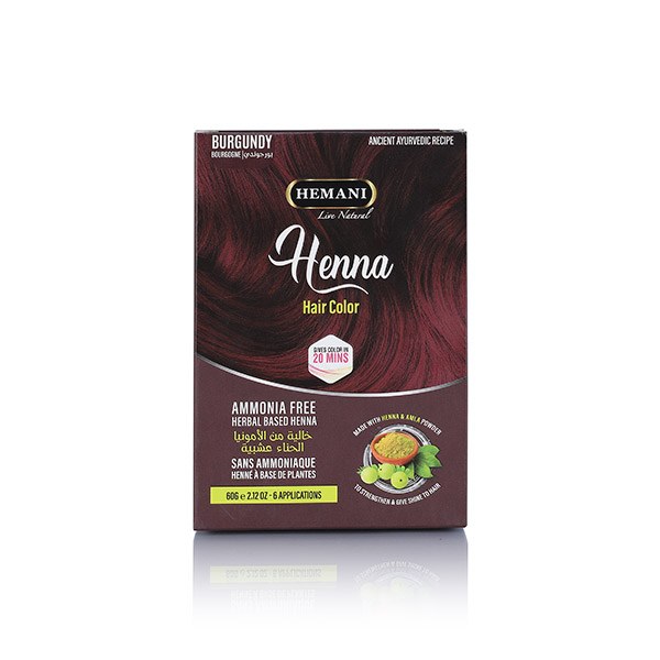 He Henna Burgundy Hair Color 6
