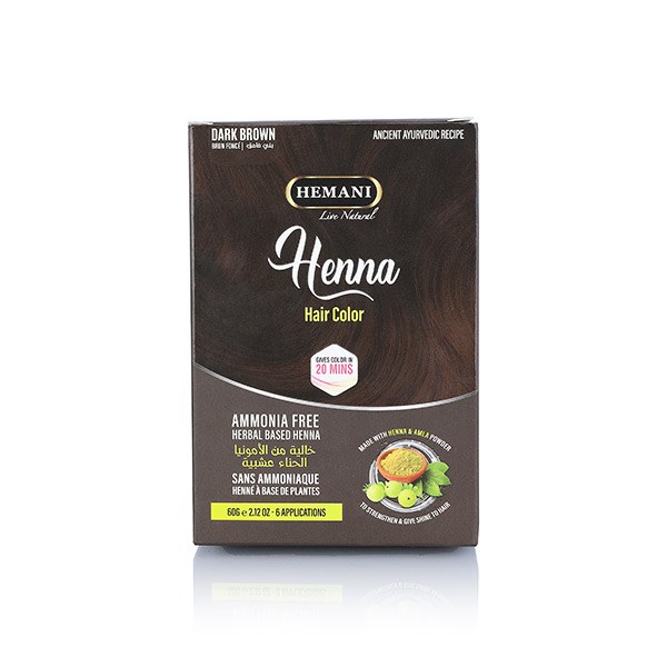 He Henna Dark Brown Hair Color