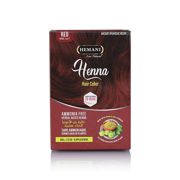 He Henna Red Hair Color 6 Pc
