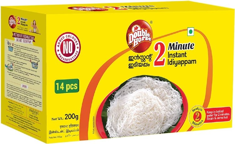 Double Horse 2 Minute Instant Idiyappam 14Pcs 200 G