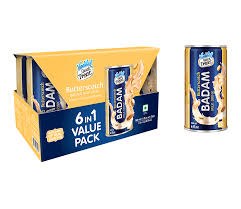 Vadilal Butterscotch Badam Milk Drink 180 ML x 6