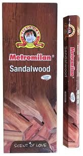 Metromilan Incese Sandalwood (20 Sticks X 6)